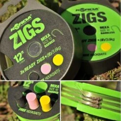 BAS DE LIGNE MONTE CARPE KORDA READY TIED ZIGS