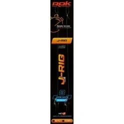 BAS DE LIGNE ROK FISHING J-RIG WIDE GAPE BARBLESS - PAR 2