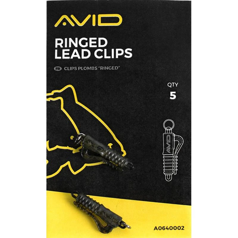 CLIP PLOMB AVID CARP RINGED LEAD CLIPS