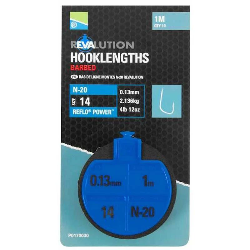 HAMECON MONTĂ PRESTON INNOVATIONS REVALUTION HOOKLENGTHS N-20