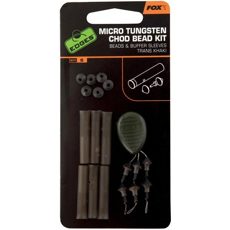 KIT FOX MICRO TUNGSTEN CHOD BEAD KIT - PAR 5