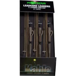 LEADCORE KORDA LEADCORE LEADER HYBRID LEAD CLIP QC