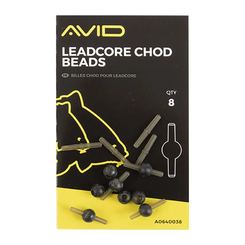 PERLE AVID CARP LEADCORE CHOD BEADS