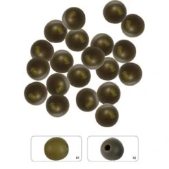 PERLE CARP SPIRIT RUBBER BEADS