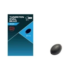 PERLE NASH TUNGSTEN OVAL BEAD