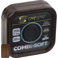 TRESSE A BAS DE LIGNE CARP SPIRIT COMBI SOFT BROWN - 20M