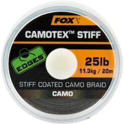 TRESSE A BAS DE LIGNE GAINEE FOX EDGES CAMOTEX STIFF CAMO - 20M