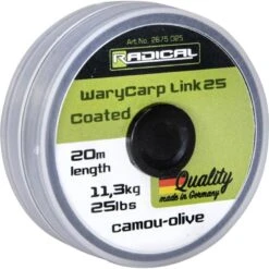 TRESSE A BAS LIGNE RADICAL WARYCARP LINK COATED - 20M